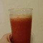 凍らせたトマトを使ったフローズンレッドアイをエビスビールで作ってみた